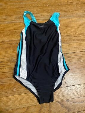 Speedo Girls' Infinity Splice One Piece Swimsuit size 10